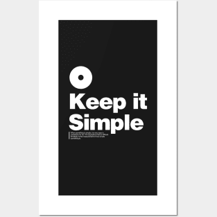 Keep it Simple Posters and Art